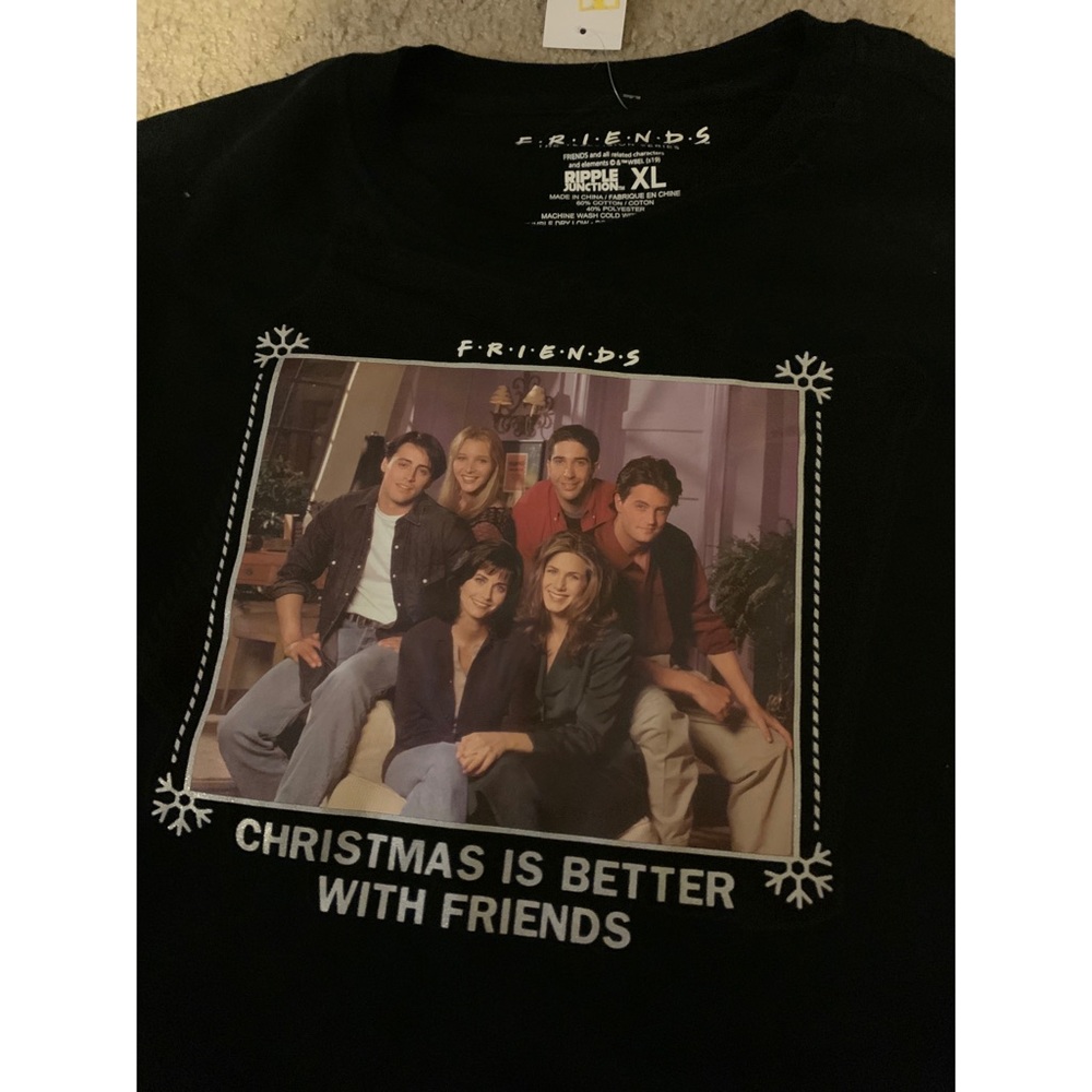 Friends XL crop top sweater